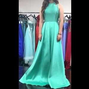 Faviana Spearmint Formal Gown